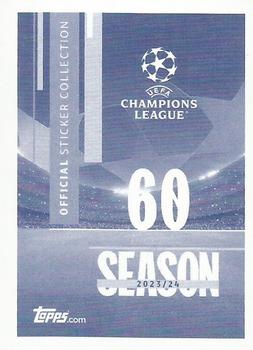 2023-24 Topps UEFA Champions League Sticker Collection #60 Gabriel Jesus Back