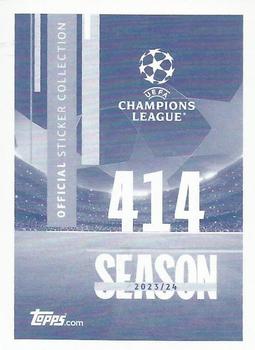 2023-24 Topps UEFA Champions League Sticker Collection #414 Nacho Back