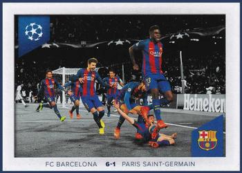 2023-24 Topps UEFA Champions League Sticker Collection #660 FC Barcelona 6-1 Paris Saint-Germain Front