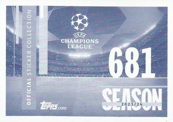 2023-24 Topps UEFA Champions League Sticker Collection #681 Ronaldo Nazario Back