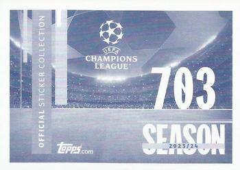 2023-24 Topps UEFA Champions League Sticker Collection #703 Cristiano Ronaldo Back