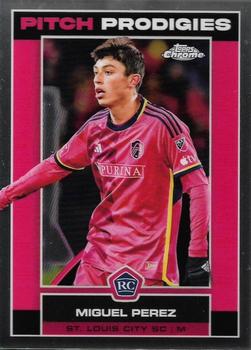 2023 Topps Chrome MLS #133 Miguel Perez Front