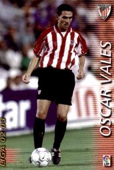 2002-03 Panini Liga Megafichas #26 Oscar Vales Front