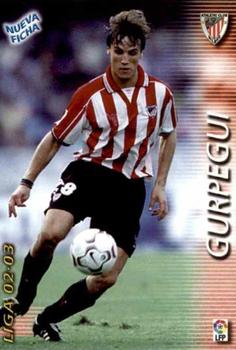 2002-03 Panini Liga Megafichas #30bis Gurpegui Front
