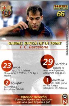 2002-03 Panini Liga Megafichas #66 Gabri Back