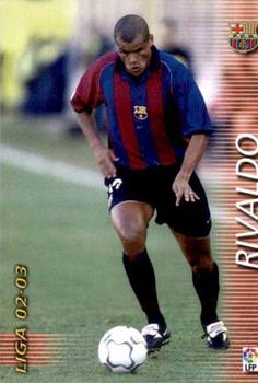 2002-03 Panini Liga Megafichas #70 Rivaldo Front