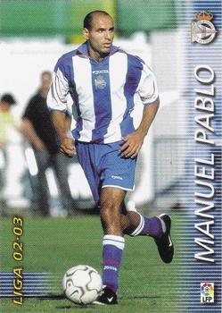 2002-03 Panini Liga Megafichas #111 Manuel Pablo Front