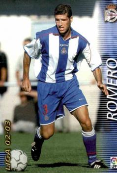 2002-03 Panini Liga Megafichas #115 Romero Front