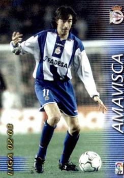 2002-03 Panini Liga Megafichas #122 Amavisca Front