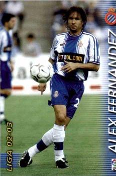 2002-03 Panini Liga Megafichas #138 Alex Fernandez Front