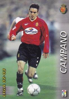 2002-03 Panini Liga Megafichas #183 Campano Front