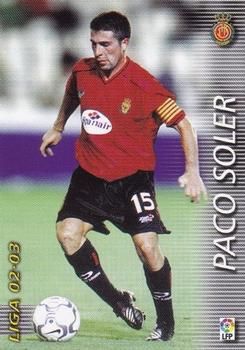2002-03 Panini Liga Megafichas #191 Paco Soler Front