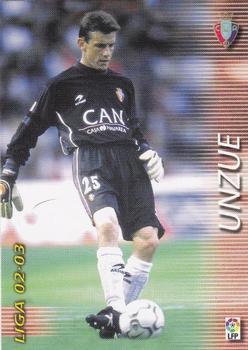 2002-03 Panini Liga Megafichas #200 Unzue Front