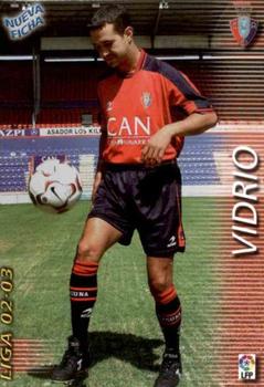 2002-03 Panini Liga Megafichas #206bis Vidrio Front