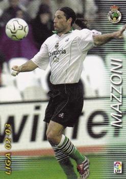 2002-03 Panini Liga Megafichas #234 Mazzoni Front