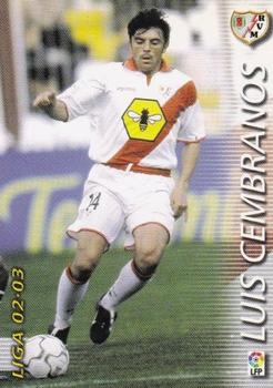 2002-03 Panini Liga Megafichas #246 Luis Cembranos Front
