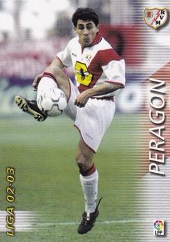2002-03 Panini Liga Megafichas #250 Peragon Front