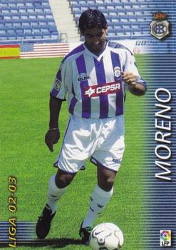 2002-03 Panini Liga Megafichas #263 Moreno Front
