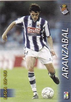 2002-03 Panini Liga Megafichas #296 Aranzabal Front