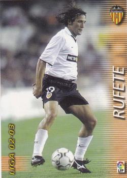 2002-03 Panini Liga Megafichas #317 Rufete Front