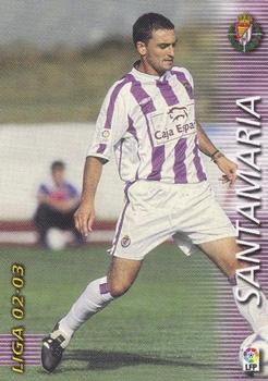 2002-03 Panini Liga Megafichas #329 Santamaria Front