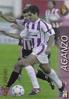 2002-03 Panini Liga Megafichas #342 Aganzo Front
