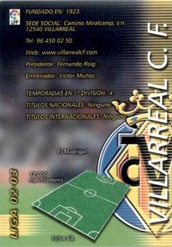 2002-03 Panini Liga Megafichas #343 Villarreal C.F. Front