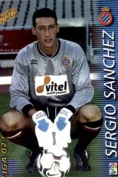 2002-03 Panini Liga Megafichas #392bis Sergio Sanchez Front