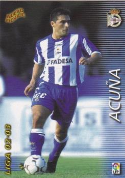2002-03 Panini Liga Megafichas #396 Acuña Front