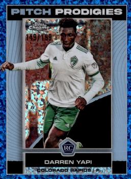 2023 Topps Chrome MLS - Blue Mini-Diamond Refractor #151 Darren Yapi Front