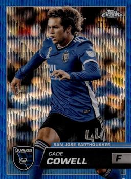 2023 Topps Chrome MLS - Blue Wave Refractor #131 Cade Cowell Front