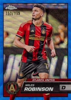 2023 Topps Chrome MLS - Blue Wave Refractor #179 Miles Robinson Front