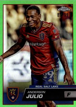 2023 Topps Chrome MLS - Neon Green Refractor #93 Anderson Julio Front