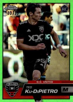 2023 Topps Chrome MLS - Neon Green Refractor #163 Ted Ku-DiPietro Front