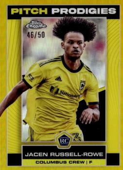 2023 Topps Chrome MLS - Gold Refractor #38 Jacen Russell-Rowe Front