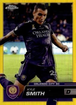 2023 Topps Chrome MLS - Gold Refractor #104 Kyle Smith Front