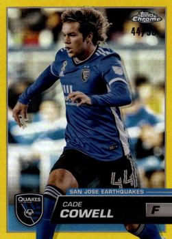 2023 Topps Chrome MLS - Gold Refractor #131 Cade Cowell Front