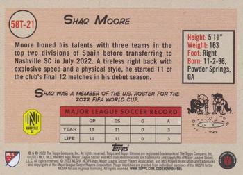 2023 Topps Chrome MLS - 1958 Topps #58T-21 Shaq Moore Back
