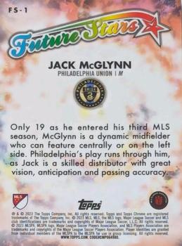 2023 Topps Chrome MLS - Future Stars #FS-1 Jack McGlynn Back