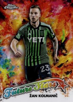 2023 Topps Chrome MLS - Future Stars #FS-18 Žan Kolmanič Front
