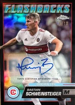 2023 Topps Chrome MLS - Autographs Black Refractor #155 Bastian Schweinsteiger Front