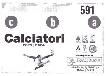 2023-24 Panini Calciatori Stickers #591a / 591b / 591c Jacopo Segre / Leo Štulac / Liam Henderson Back