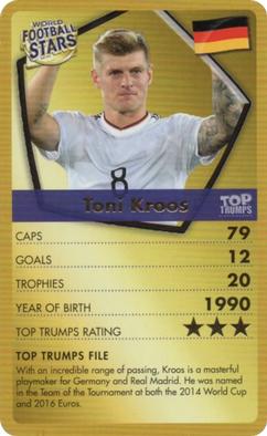 2018 Top Trumps World Football Stars #NNO Toni Kroos Front