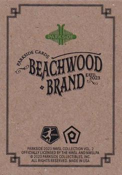 2023 Parkside NWSL Collection - Beachwood (Vol. 2) #24 Thembi Kgatlana Back