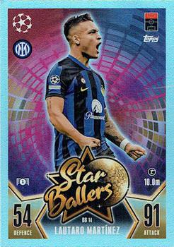 2023-24 Topps Match Attax UEFA Club Competitions - Star Ballers #BB 14 Lautaro Martínez Front