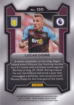2023-24 Panini Prizm Premier League #120 Lucas Digne Back