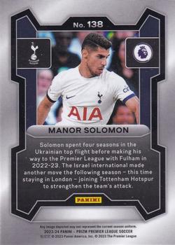 2023-24 Panini Prizm Premier League #138 Manor Solomon Back