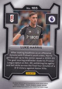 2023-24 Panini Prizm Premier League #165 Luke Harris Back