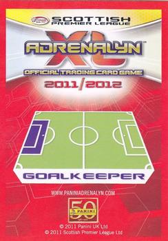 2011-12 Panini Adrenalyn XL Scottish Premier League #001 David Gonzalez Back