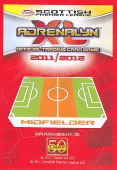 2011-12 Panini Adrenalyn XL Scottish Premier League #144 David Wotherspoon Back